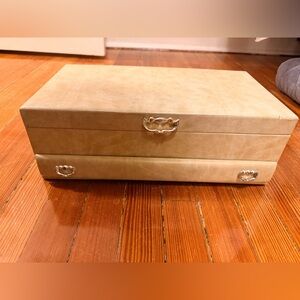 GUC, Buxton Tan Vintage 60s Jewelry Box